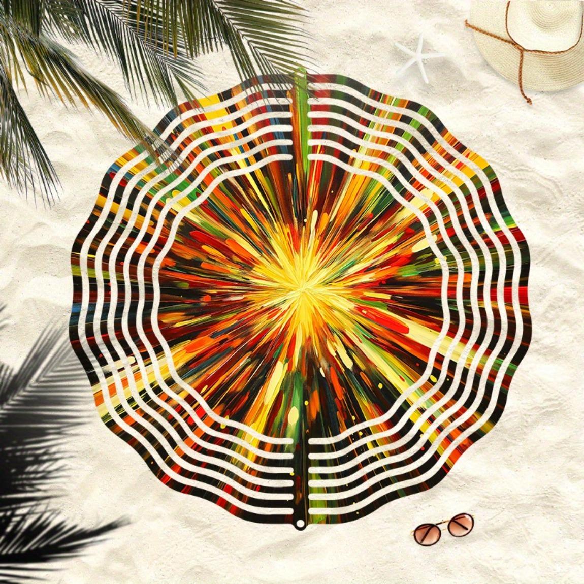 Vibrant Color Explosion Art Metal Wind Chime – 360° Rotating Hook, No-Electricity Outdoor Decor for Garden & Patio 01A
Vibrant Color Explosion Art Metal Wind Chime – 360° Rotating Hook, No-Electricity Outdoor Decor for Garden & Patio 01A