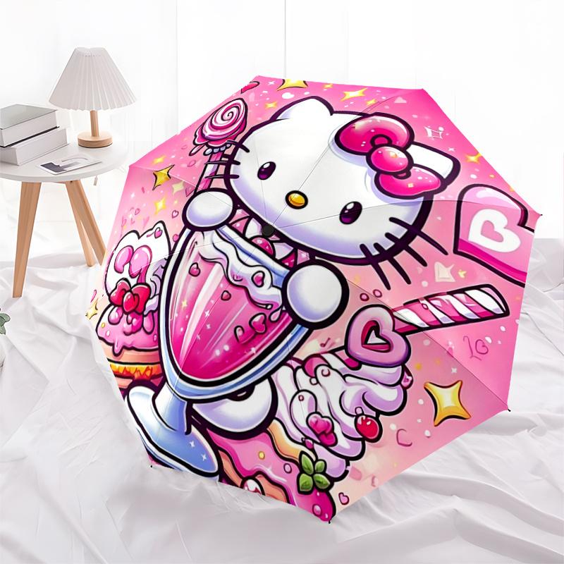 1pc Hello Kitty Automatic Folding Umbrella - Portable Tri-Fold Design with 8-Rib Iron Frame, Perfect for Fans, Travelers, Daily Use, and Festive Gifts
1pc Hello Kitty Automatic Folding Umbrella - Portable Tri-Fold Design with 8-Rib Iron Frame, Perfect for Fans, Travelers, Daily Use, and Festive Gifts