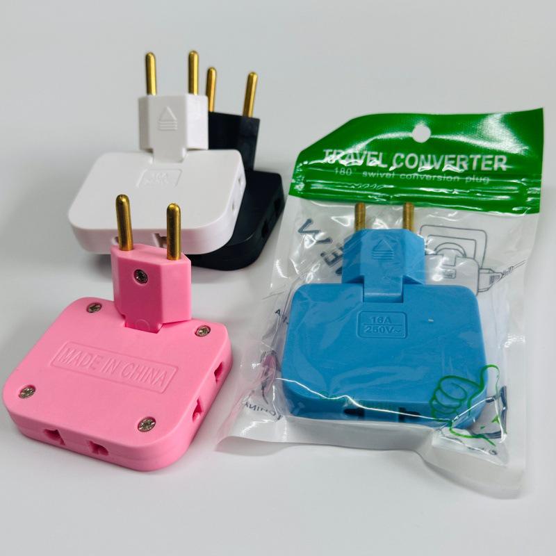 Copper 16A Swivel Ultra-thin Multi-function Power Converter: EU/US/German Standard, One-to-Three Adapter Plug
Copper 16A Swivel Ultra-thin Multi-function Power Converter: EU/US/German Standard, One-to-Three Adapter Plug