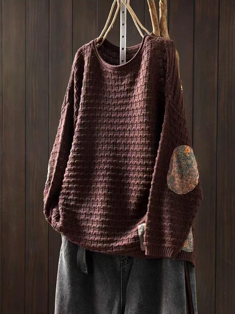 Johnature Женщина Зима Ниша Винтажные Заплатки Свободный Китайский Стиль Свитер Мода O-образный вырез Длинные Рукава Рукава
Johnature Женщина Зима Ниша Винтажные Заплатки Свободный Китайский Стиль Свитер Мода O-образный вырез Длинные Рукава Рукава