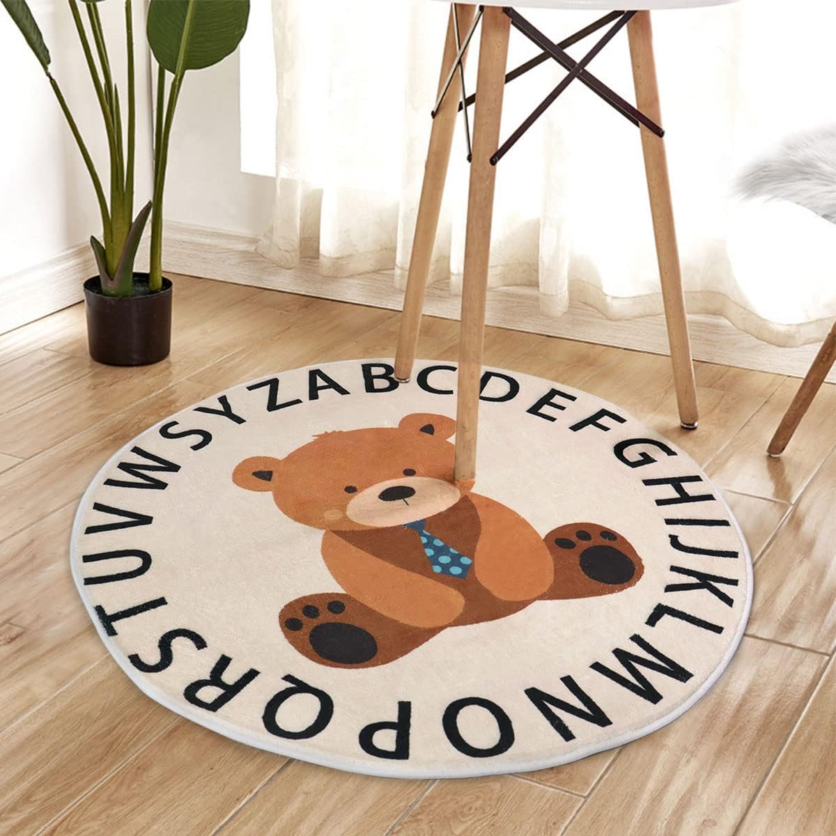 VIKAMA ABC Round Rug for Kids Soft Alphabet Nursery Area Rug Boys Girls Educational Learn Fun Carpet for Bedroom Home Decor 80X80CM(2.6X2.6FT
VIKAMA ABC Round Rug for Kids Soft Alphabet Nursery Area Rug Boys Girls Educational Learn Fun Carpet for Bedroom Home Decor 80X80CM(2.6X2.6FT