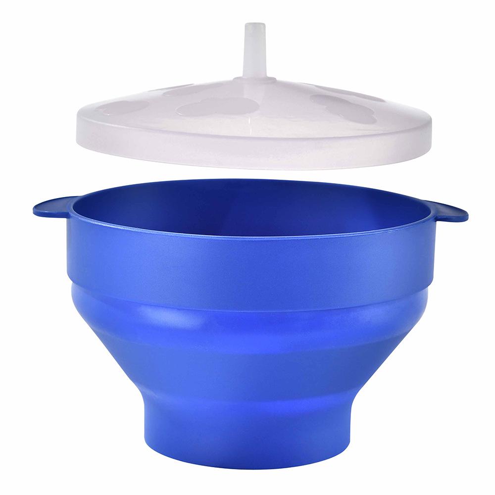 High-Temperature Resistant Foldable Popcorn Bowl with Lid синий
High-Temperature Resistant Foldable Popcorn Bowl with Lid синий