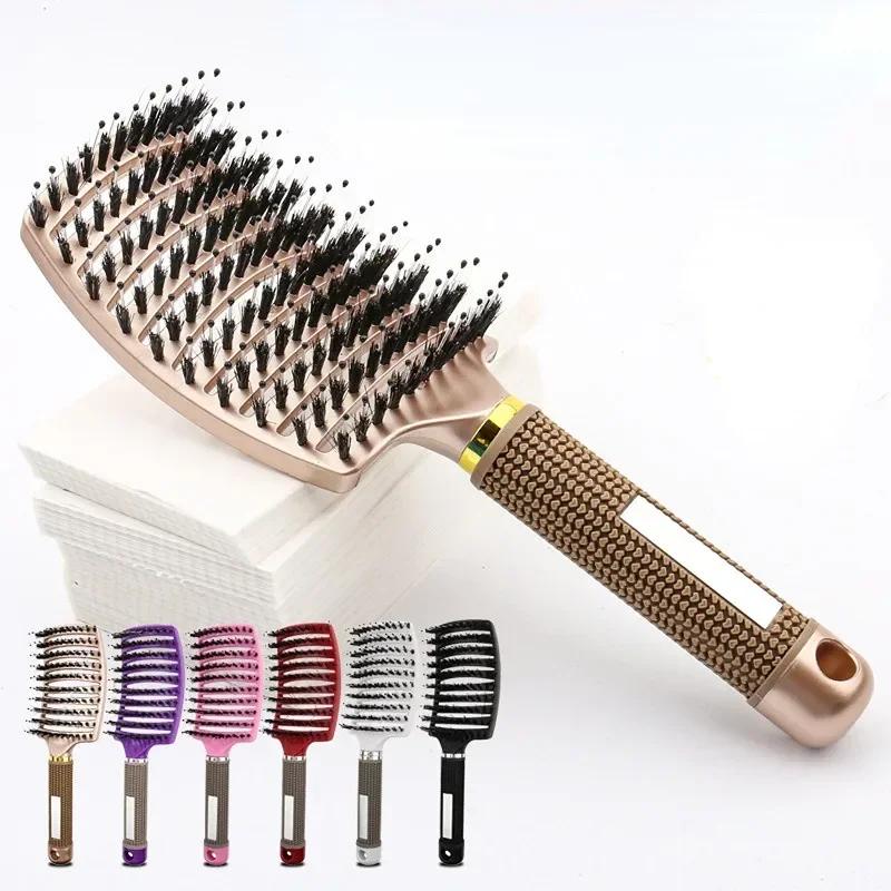 1Pcsdetangle Hairbrush Жіноча щітка для волосся Масажна гребінець Anti Klit Brushy Haarborstel Scalp Curly Combing Brushes Перукарські інструменти золотий
1Pcsdetangle Hairbrush Жіноча щітка для волосся Масажна гребінець Anti Klit Brushy Haarborstel Scalp Curly Combing Brushes Перукарські інструменти золотий