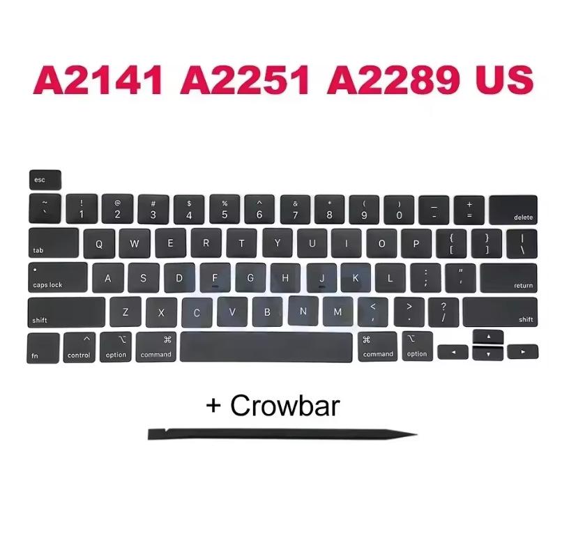 New Replacement Keycaps for Apple Laptops: Compatible with Models A2338, A2337, A2141, A2442, A2485, A2681 Keycaps + Tools
New Replacement Keycaps for Apple Laptops: Compatible with Models A2338, A2337, A2141, A2442, A2485, A2681 Keycaps + Tools