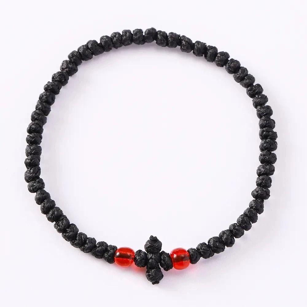 10Pcs Adjustable Knot Cross Bracelet Handmade Knitted Bless Bangles With Beads Prayer Rope Men красный
10Pcs Adjustable Knot Cross Bracelet Handmade Knitted Bless Bangles With Beads Prayer Rope Men красный