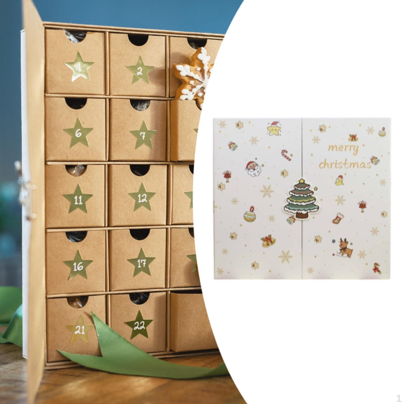 Рождественский Адвент-календарь Подарочная коробка Вечеринка Фестивальные коробки Праздничное украшение
Рождественский Адвент-календарь Подарочная коробка Вечеринка Фестивальные коробки Праздничное украшение