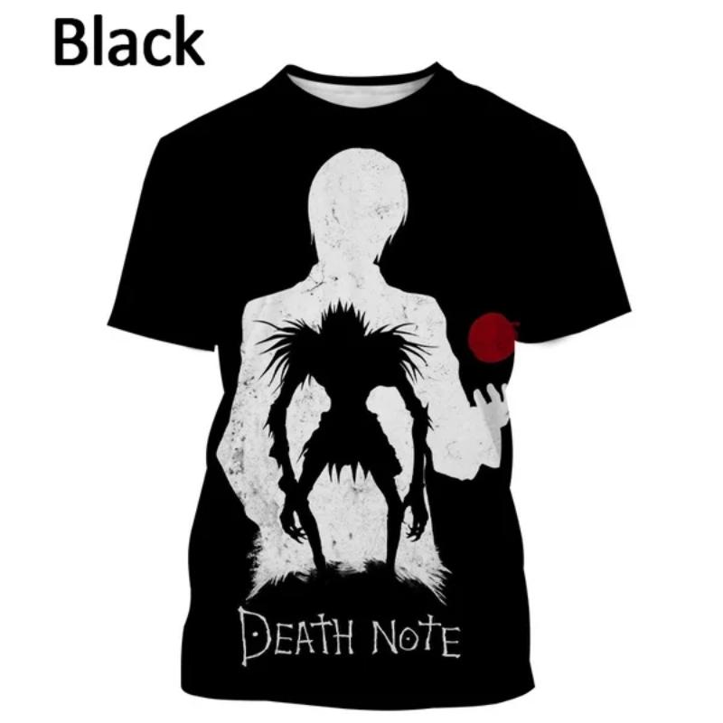 Літня японська аніме Death Note 3d-принт футболка для чоловіків Мода Популярний повсякденний вуличний одяг з коротким рукавом Y2K Top XL
Літня японська аніме Death Note 3d-принт футболка для чоловіків Мода Популярний повсякденний вуличний одяг з коротким рукавом Y2K Top XL