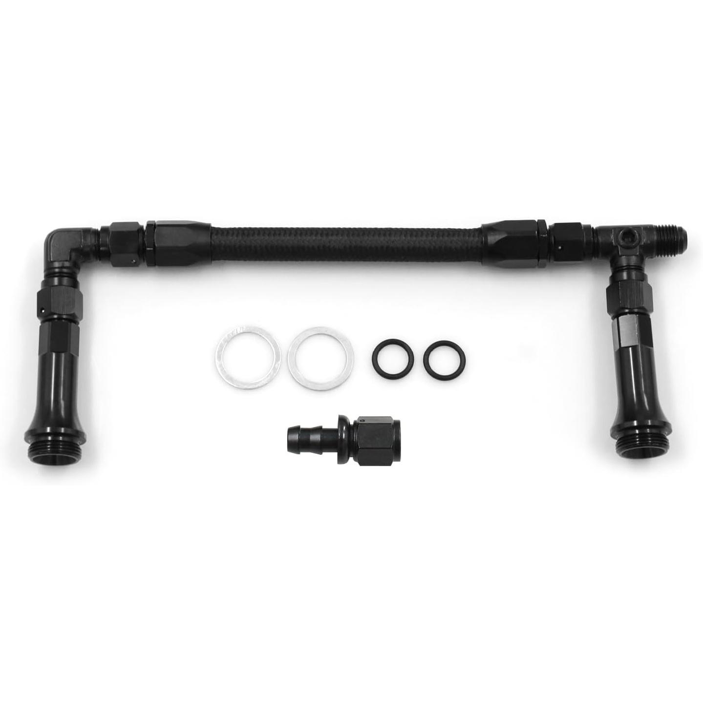 Shkalacar Dual Feed Fuel Line Replacement for 4150 Holley Carburetor 7/8 -20 Thread, Carburetor Fuel Line Kit An6 Automotive Replacement Fuel Lines
Shkalacar Dual Feed Fuel Line Replacement for 4150 Holley Carburetor 7/8 -20 Thread, Carburetor Fuel Line Kit An6 Automotive Replacement Fuel Lines