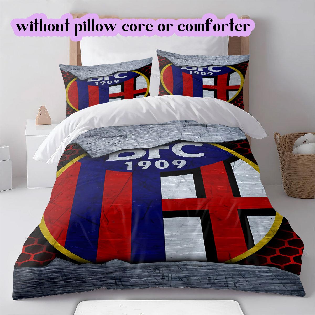 Bologna FC Pattern Bedding,Quilt Set Quilt Cover Pillowcase Home Birthday Gift (1*duvet cover+2*pillowcase,without core) 135x200cm
Bologna FC Pattern Bedding,Quilt Set Quilt Cover Pillowcase Home Birthday Gift (1*duvet cover+2*pillowcase,without core) 135x200cm