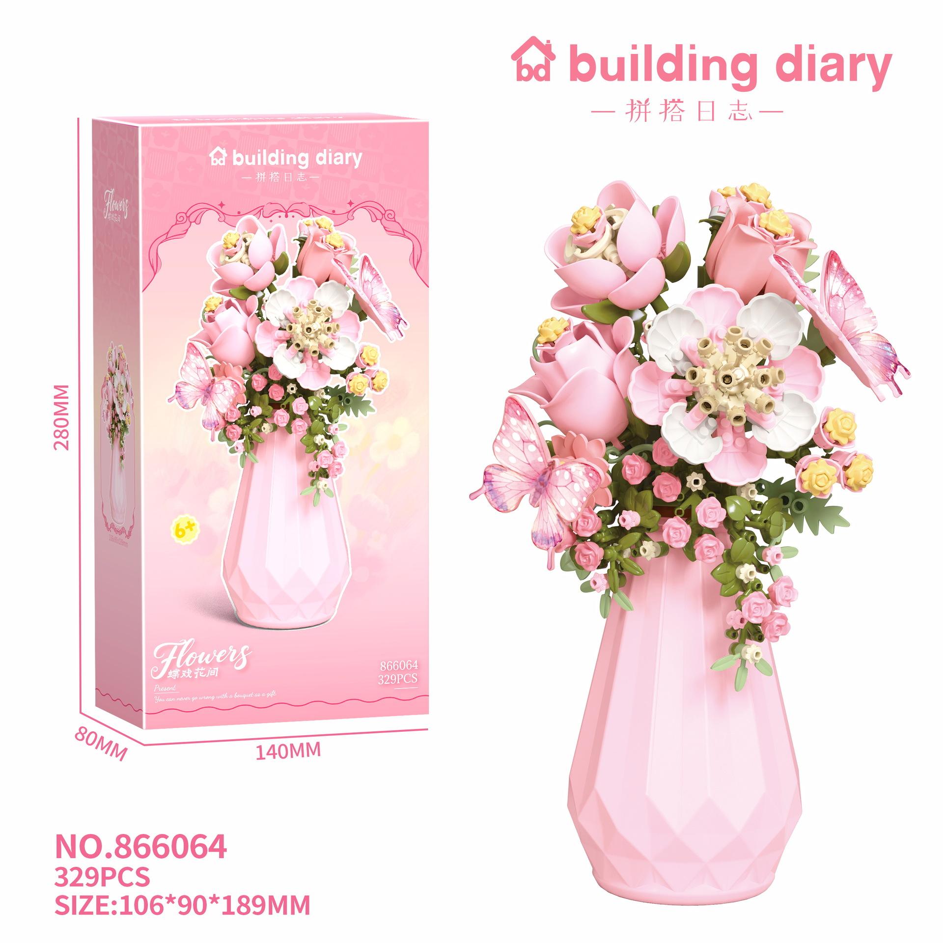 Romantic Flower Bouquets Bricks Construction Set Rose Moc Building Blocks Children Toys 6 To 10 Years Mini Blocks Toys For Adult
Romantic Flower Bouquets Bricks Construction Set Rose Moc Building Blocks Children Toys 6 To 10 Years Mini Blocks Toys For Adult