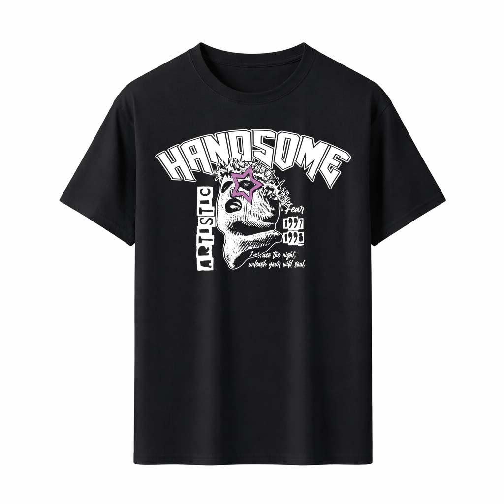 Handsome Artistic T-Shirt Face Mask Star Crown Graphic Tee Embrace Night Wild Soul Vintage Men Women Streetwear Summer Top - ... S разноцветный
Handsome Artistic T-Shirt Face Mask Star Crown Graphic Tee Embrace Night Wild Soul Vintage Men Women Streetwear Summer Top - ... S разноцветный
