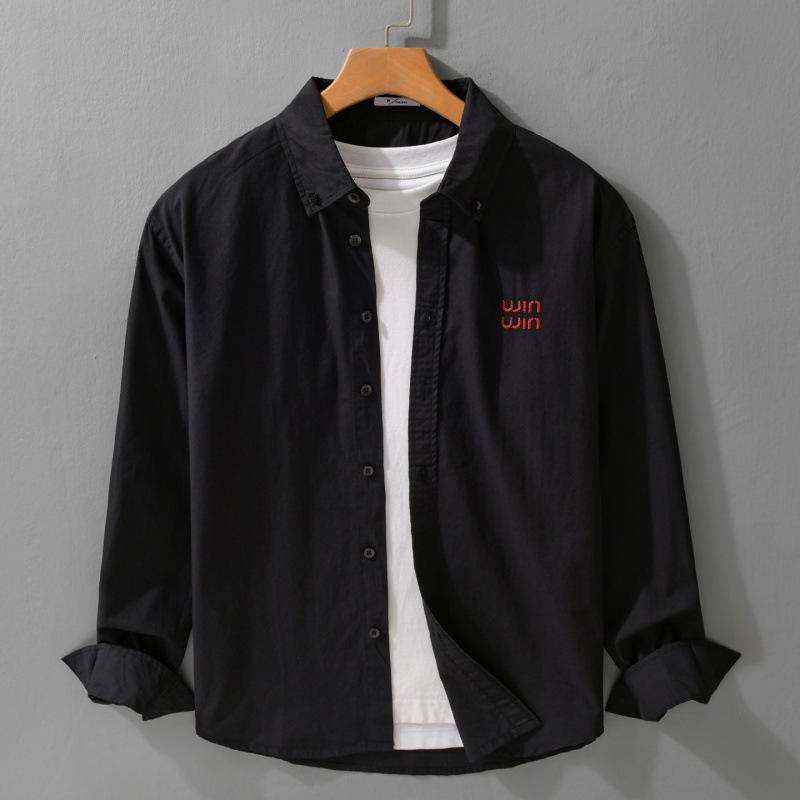 Minimalist Men s Cotton Long Sleeve Shirt - Spring/Autumn Solid Color Versatile Base Layer L чорний
Minimalist Men s Cotton Long Sleeve Shirt - Spring/Autumn Solid Color Versatile Base Layer L чорний