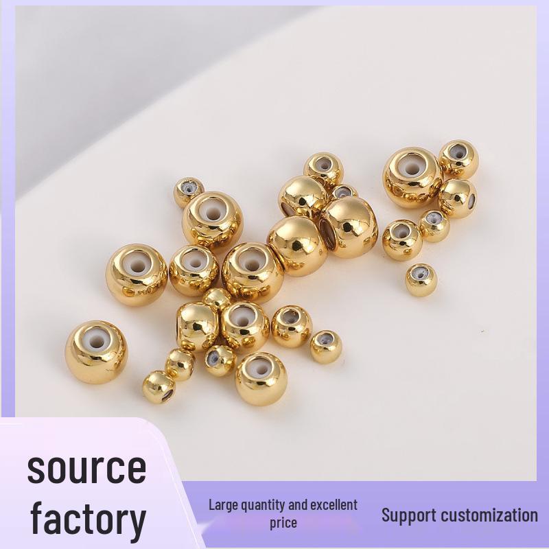 14K Gold-Filled Silicone Adjustable Spacer Bead for DIY Jewelry - Bracelets & Earrings Diameter 3mm, 2 pieces/pack
14K Gold-Filled Silicone Adjustable Spacer Bead for DIY Jewelry - Bracelets & Earrings Diameter 3mm, 2 pieces/pack