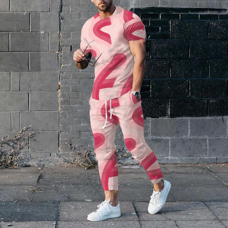 Летний мужской спортивный костюм, брюки, комплект из 2 предметов, футболка с коротким рукавом с 3D принтом льва + длинные брюки, уличная одежда, трендовая мужская одежда L
Летний мужской спортивный костюм, брюки, комплект из 2 предметов, футболка с коротким рукавом с 3D принтом льва + длинные брюки, уличная одежда, трендовая мужская одежда L