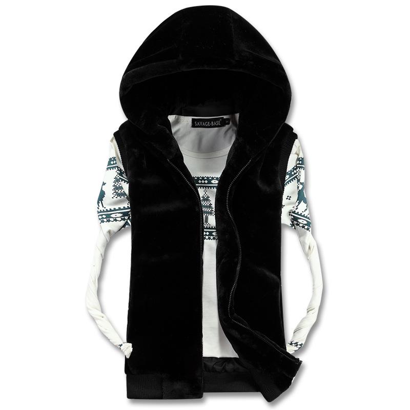 Men s Plush Faux Fur Mink Velvet Hooded Cape Jacket for Autumn & Winter 3XL (155-170 jin) чёрный
Men s Plush Faux Fur Mink Velvet Hooded Cape Jacket for Autumn & Winter 3XL (155-170 jin) чёрный