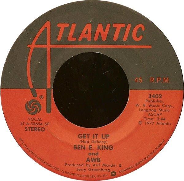 7inch Record BEN E. KING & AVERAGE WHITE BAND - Get It Up 3402 Atlantic 1977 US Soul/Funk Used 
7inch Record BEN E. KING & AVERAGE WHITE BAND - Get It Up 3402 Atlantic 1977 US Soul/Funk Used