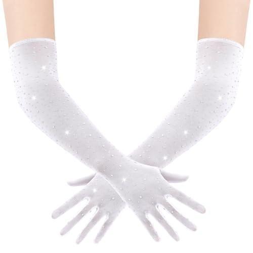 Meier E 75215 long glove with rhinestones evening gloves білий
Meier E 75215 long glove with rhinestones evening gloves білий