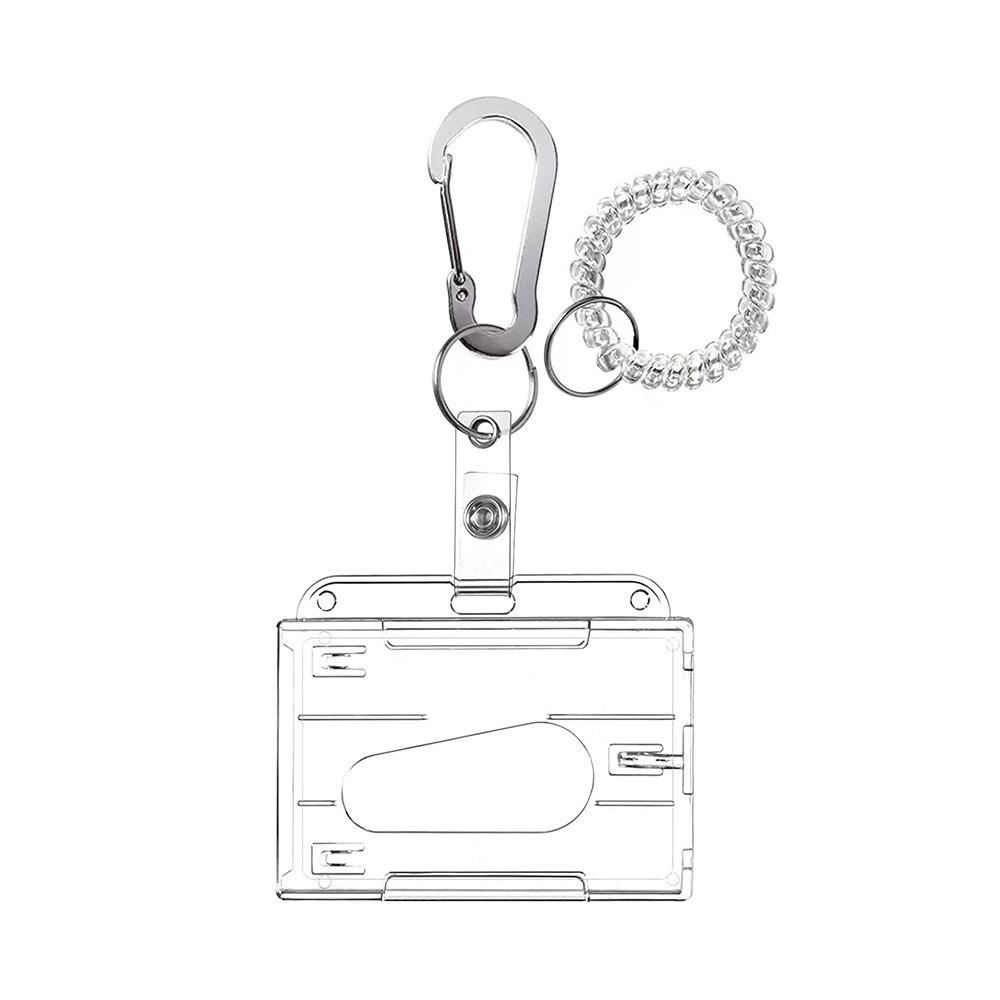 Carabiner Clip Wrist Card Holder Stretchable ID Cards Holder NEW Badge Keychain Office Horizontal
Carabiner Clip Wrist Card Holder Stretchable ID Cards Holder NEW Badge Keychain Office Horizontal