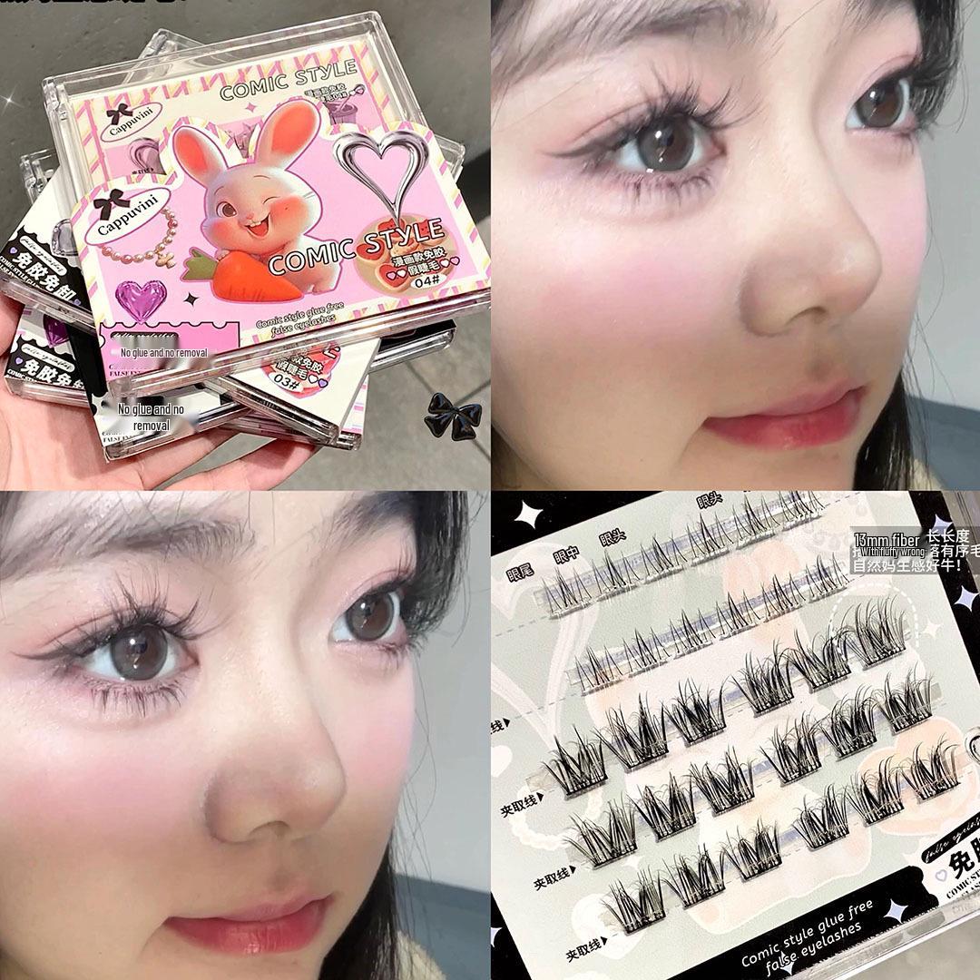 Cappuvini Korean Style Natural Curl Glue-Free Cartoon Eyelashes
Cappuvini Korean Style Natural Curl Glue-Free Cartoon Eyelashes