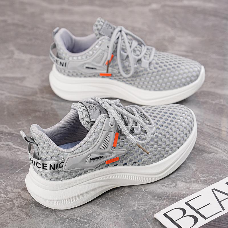 Женские кроссовки для бега из трикотажной сетки - летние 2025 г., легкие дышащие нескользящие кроссовки для спортзала, мягкая подошва, обувь для ходьбы 39 серый
Женские кроссовки для бега из трикотажной сетки - летние 2025 г., легкие дышащие нескользящие кроссовки для спортзала, мягкая подошва, обувь для ходьбы 39 серый