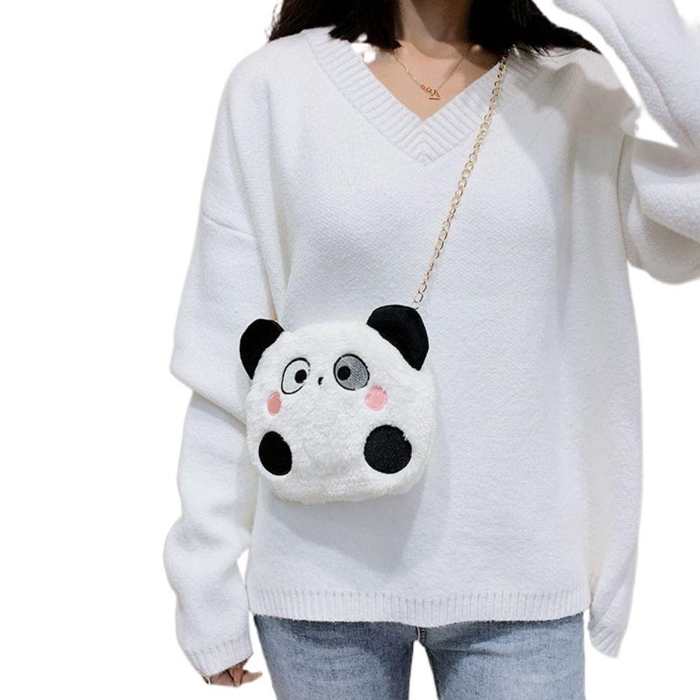 Panda Messenger Bag Cartoon Shoulder Handbag Package Satchel Plush Crossbody Bag for Children
Panda Messenger Bag Cartoon Shoulder Handbag Package Satchel Plush Crossbody Bag for Children