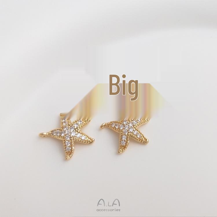 Підвіска-шарм Морська зірка з цирконію з 14-каратного золота, заповненого золотом, намисто/браслет
Підвіска-шарм Морська зірка з цирконію з 14-каратного золота, заповненого золотом, намисто/браслет