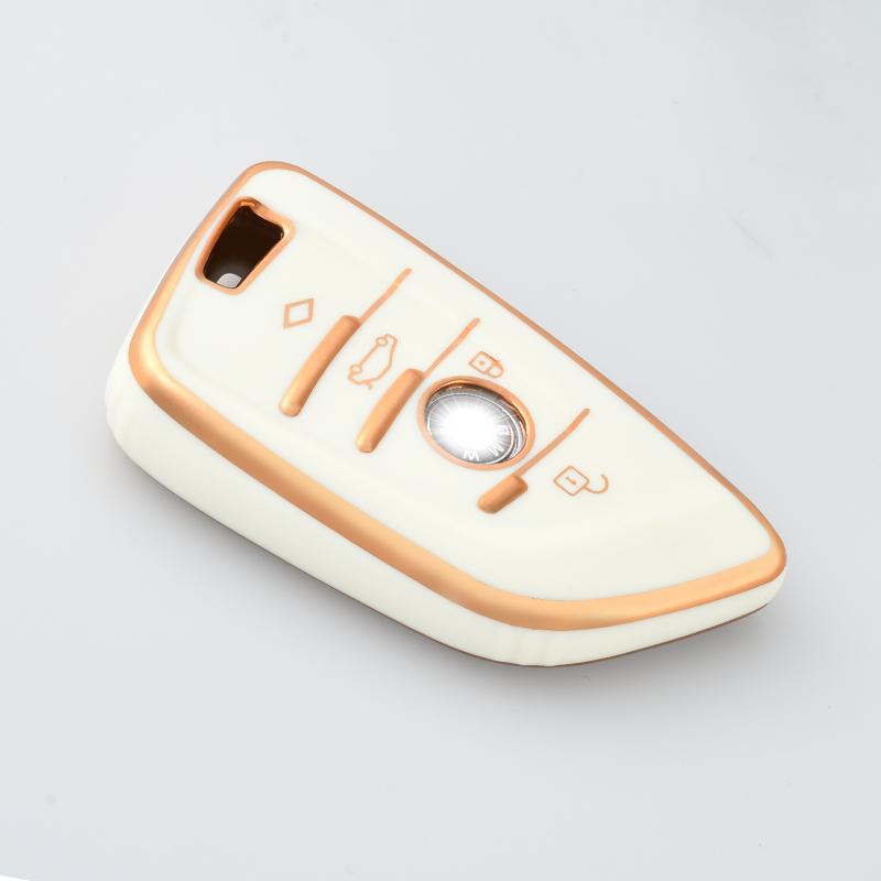 4 Buttons TPU Car Key Case Full Cover Fob For BMW X1 X3 X5 X6 Series 1 2 5 7 F15 F16 E53 E70 E39 F10 F30 G30 2023 Accessories біле золото кольору
4 Buttons TPU Car Key Case Full Cover Fob For BMW X1 X3 X5 X6 Series 1 2 5 7 F15 F16 E53 E70 E39 F10 F30 G30 2023 Accessories біле золото кольору