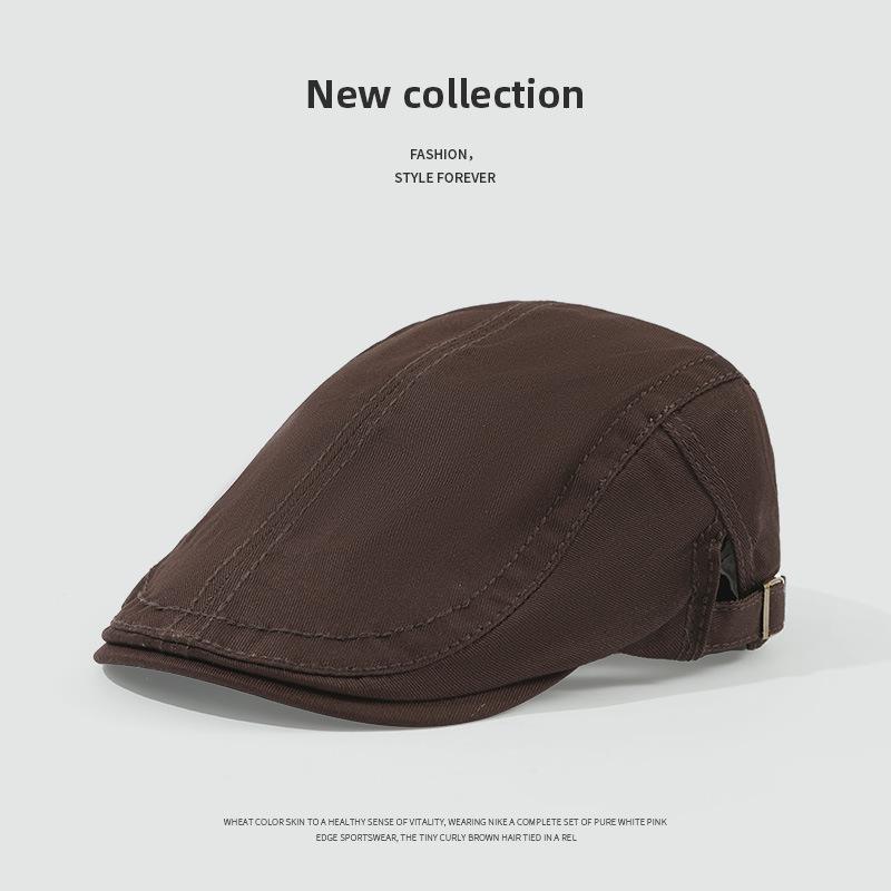 Retro British Cotton Ivy Cap: Stylish, Versatile, Breathable, Sun-Protective, Reversible Beret One Size (55-58cm) коричневий
Retro British Cotton Ivy Cap: Stylish, Versatile, Breathable, Sun-Protective, Reversible Beret One Size (55-58cm) коричневий