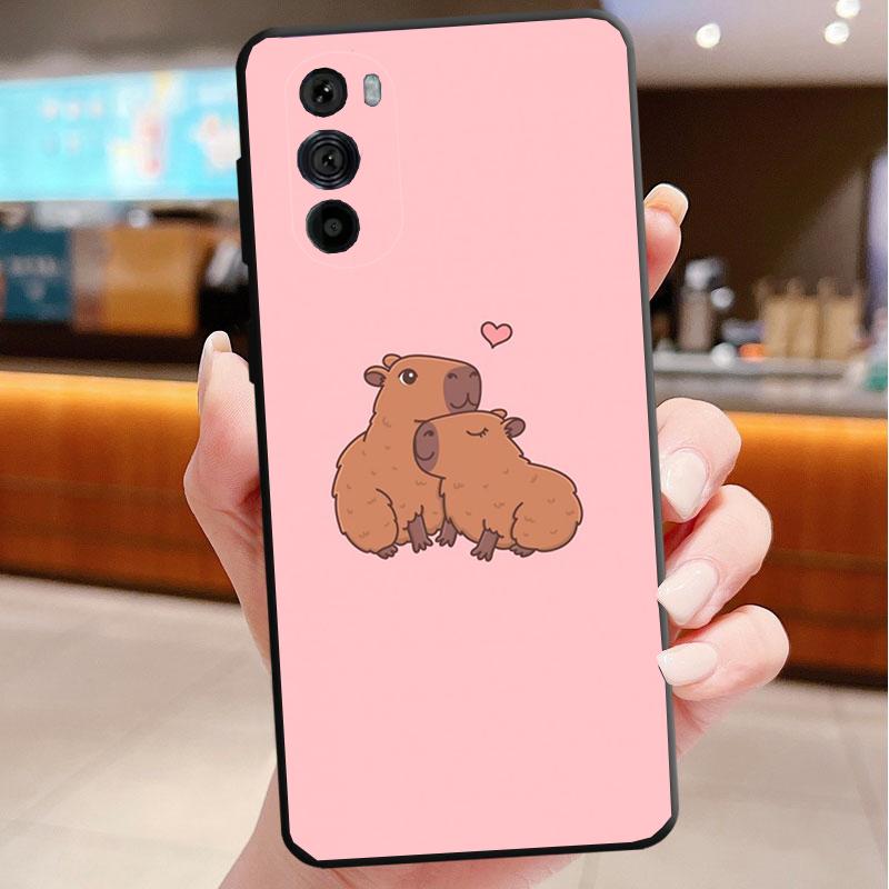Cute Capybara cartoon Funda Phone Case For Motorola Edge 50 40 Pro 60 50 40 30 Ultra Neo Fusion Moto G Play G Stylus G Power G Moto Edge 30 Fusion
Cute Capybara cartoon Funda Phone Case For Motorola Edge 50 40 Pro 60 50 40 30 Ultra Neo Fusion Moto G Play G Stylus G Power G Moto Edge 30 Fusion
