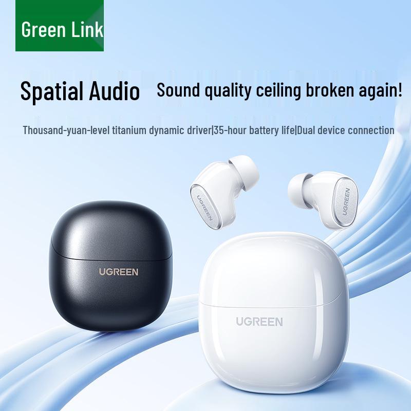 UGREEN A3 In-Ear Bluetooth Earphones - Noise-Canceling, Compact, High-Quality Sound, Long Battery Life білий
UGREEN A3 In-Ear Bluetooth Earphones - Noise-Canceling, Compact, High-Quality Sound, Long Battery Life білий