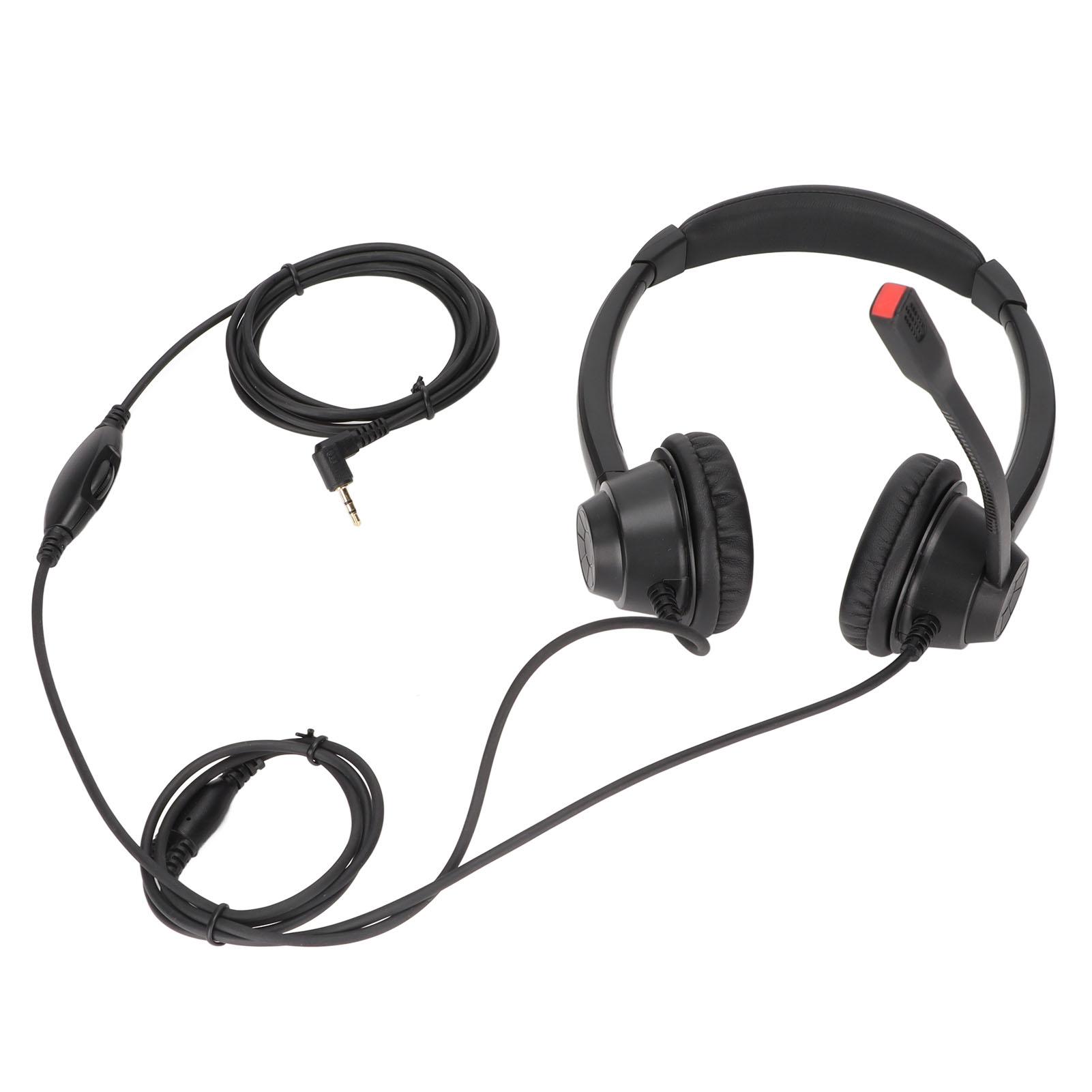 2.5mm Business Headset Binaural Corded Headset with HD Mic for Home Office Call Center
2.5mm Business Headset Binaural Corded Headset with HD Mic for Home Office Call Center