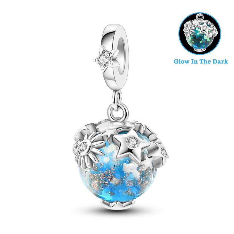 925 Silver Color Sparkly Planet Crown Crystal Ball Luminous Charms Beads Fit 3mm 925 Original Bracelets DIY Jewelry For Women
925 Silver Color Sparkly Planet Crown Crystal Ball Luminous Charms Beads Fit 3mm 925 Original Bracelets DIY Jewelry For Women