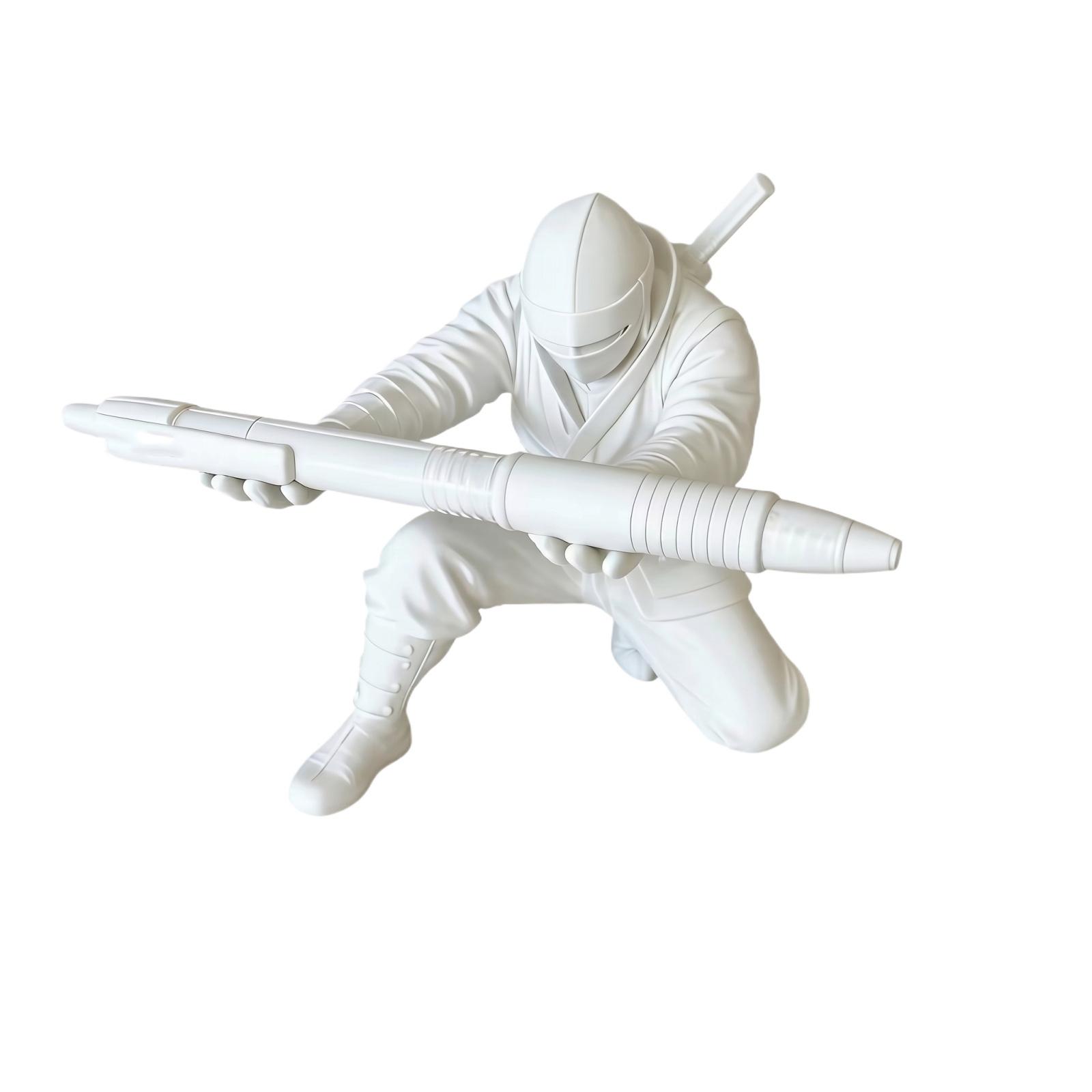 Ninja Figurine Pen Holder Desk Organizer Stationery Storage Container for Office Home School Use One Size білий
Ninja Figurine Pen Holder Desk Organizer Stationery Storage Container for Office Home School Use One Size білий
