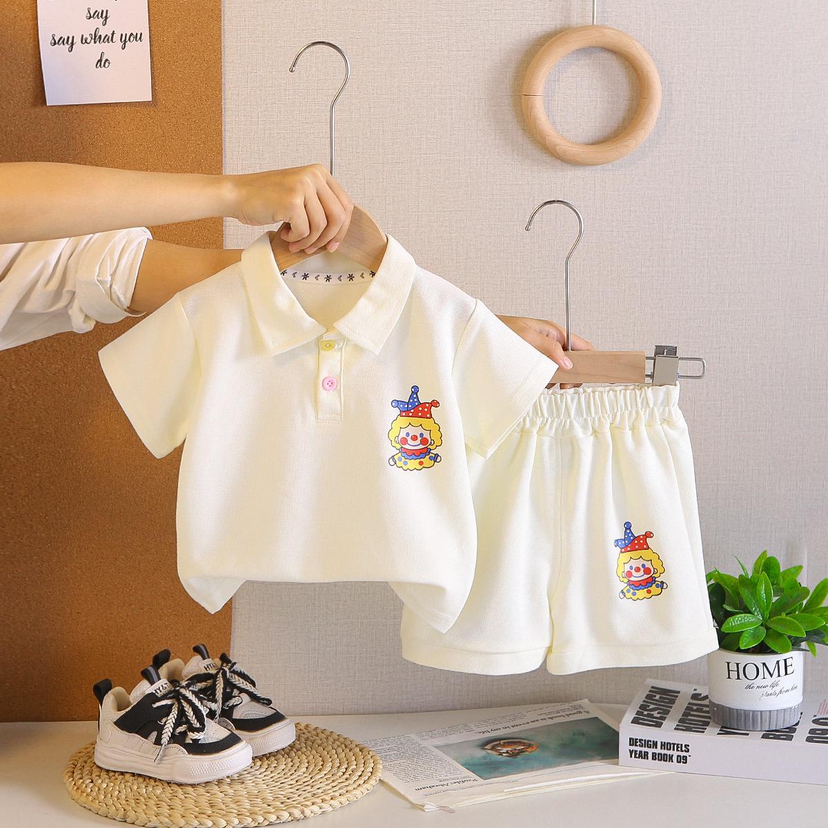 Boys Trendy Cartoon Polo Set - Summer 2026 Two-Piece with Lapel and Short Sleeves 80cm-120cm (Buy in multiples of 5) брудно-білий
Boys Trendy Cartoon Polo Set - Summer 2026 Two-Piece with Lapel and Short Sleeves 80cm-120cm (Buy in multiples of 5) брудно-білий