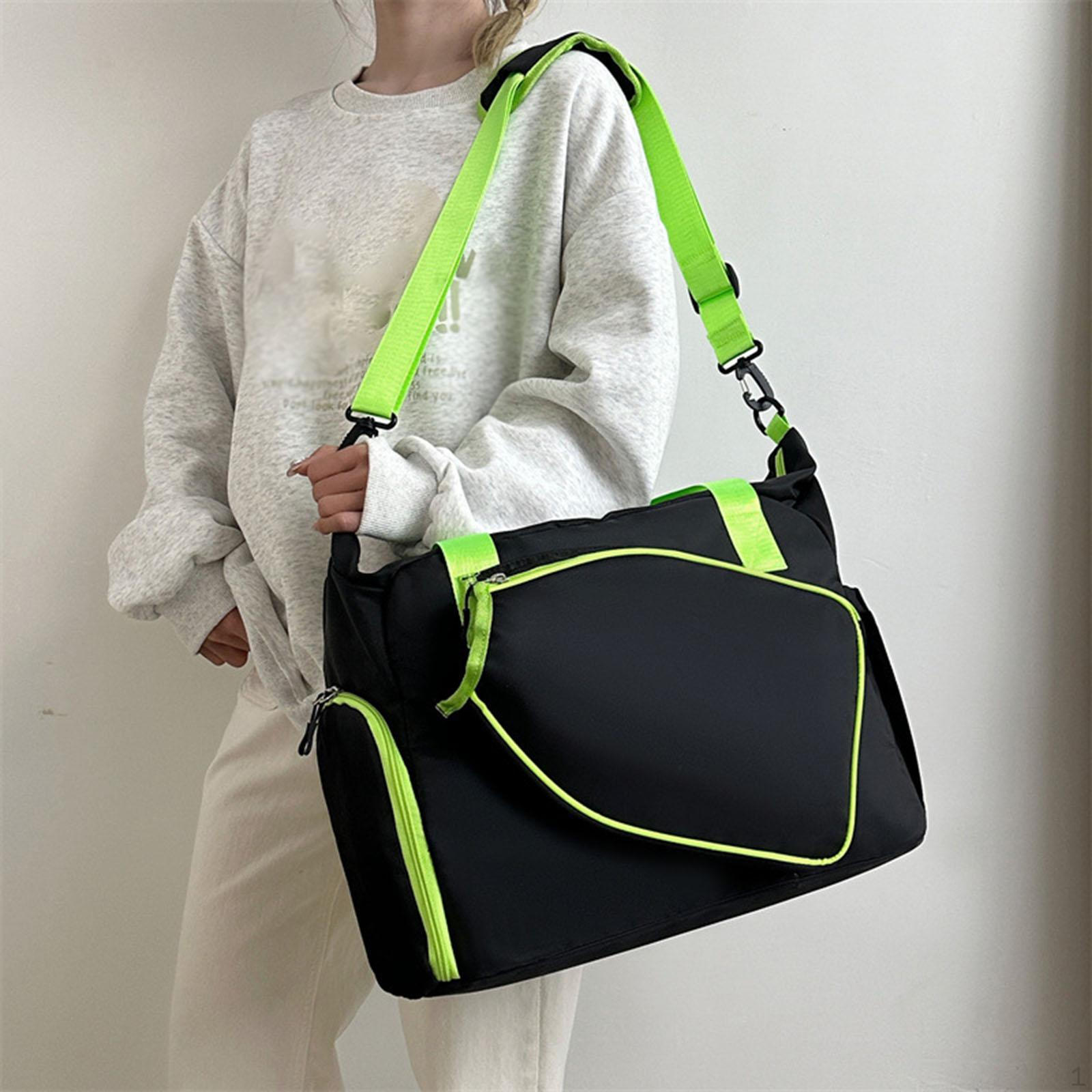 Large Tennis Bag with Shoe Storage and Paddle Holder for Sports чёрный
Large Tennis Bag with Shoe Storage and Paddle Holder for Sports чёрный