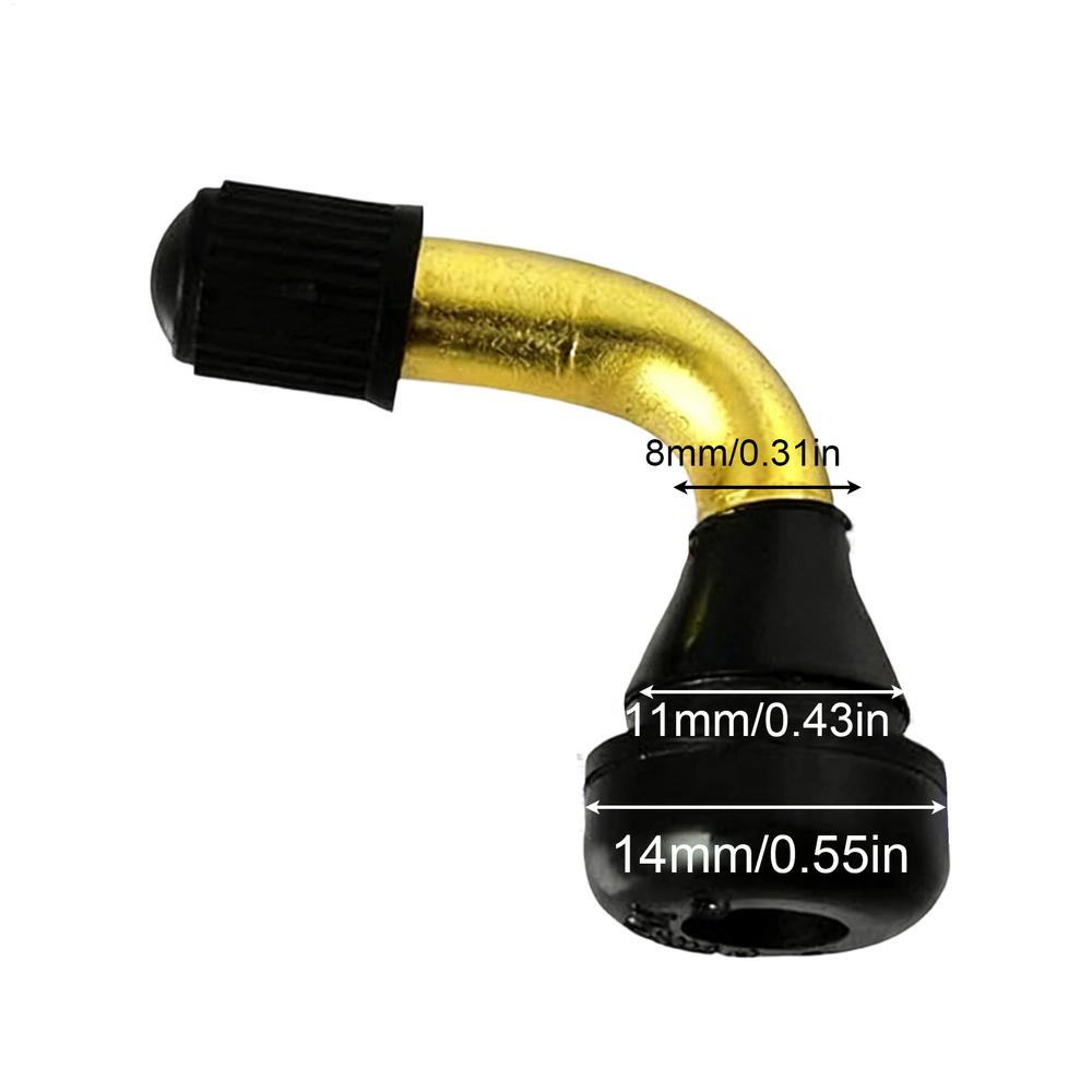 universal Tyre Valves Stem with Caps PVR40 50 60 70 Tire Valves Stem for Motorcycle Scooter Tubeless Tires 90 Degree Bent
universal Tyre Valves Stem with Caps PVR40 50 60 70 Tire Valves Stem for Motorcycle Scooter Tubeless Tires 90 Degree Bent