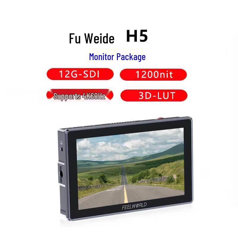 Feelworld H5 5.5-inch 4K HDMI 12G-SDI Camera Monitor
Feelworld H5 5.5-inch 4K HDMI 12G-SDI Camera Monitor