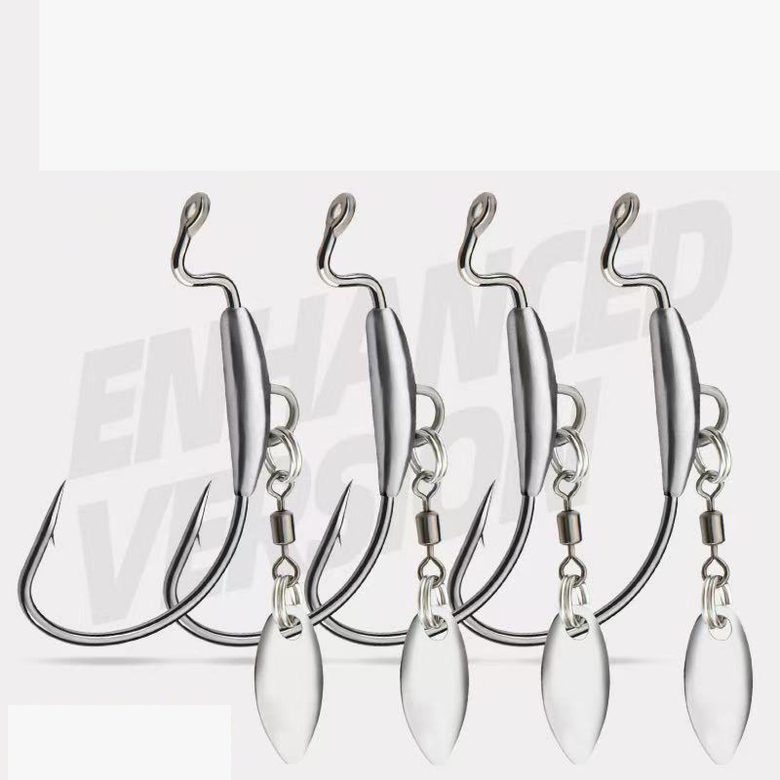 Weighted Swimbait Hooks, Bladed EWG Hooks For Bass Fishing, E* Wide Worm Underspin Weedless one size срібний
Weighted Swimbait Hooks, Bladed EWG Hooks For Bass Fishing, E* Wide Worm Underspin Weedless one size срібний