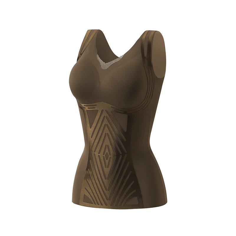 Женская флисовая майка с контролем живота и бюстгальтером - Плюс бархат, облегающий осенне-зимний жилет XXL коричневый
Женская флисовая майка с контролем живота и бюстгальтером - Плюс бархат, облегающий осенне-зимний жилет XXL коричневый