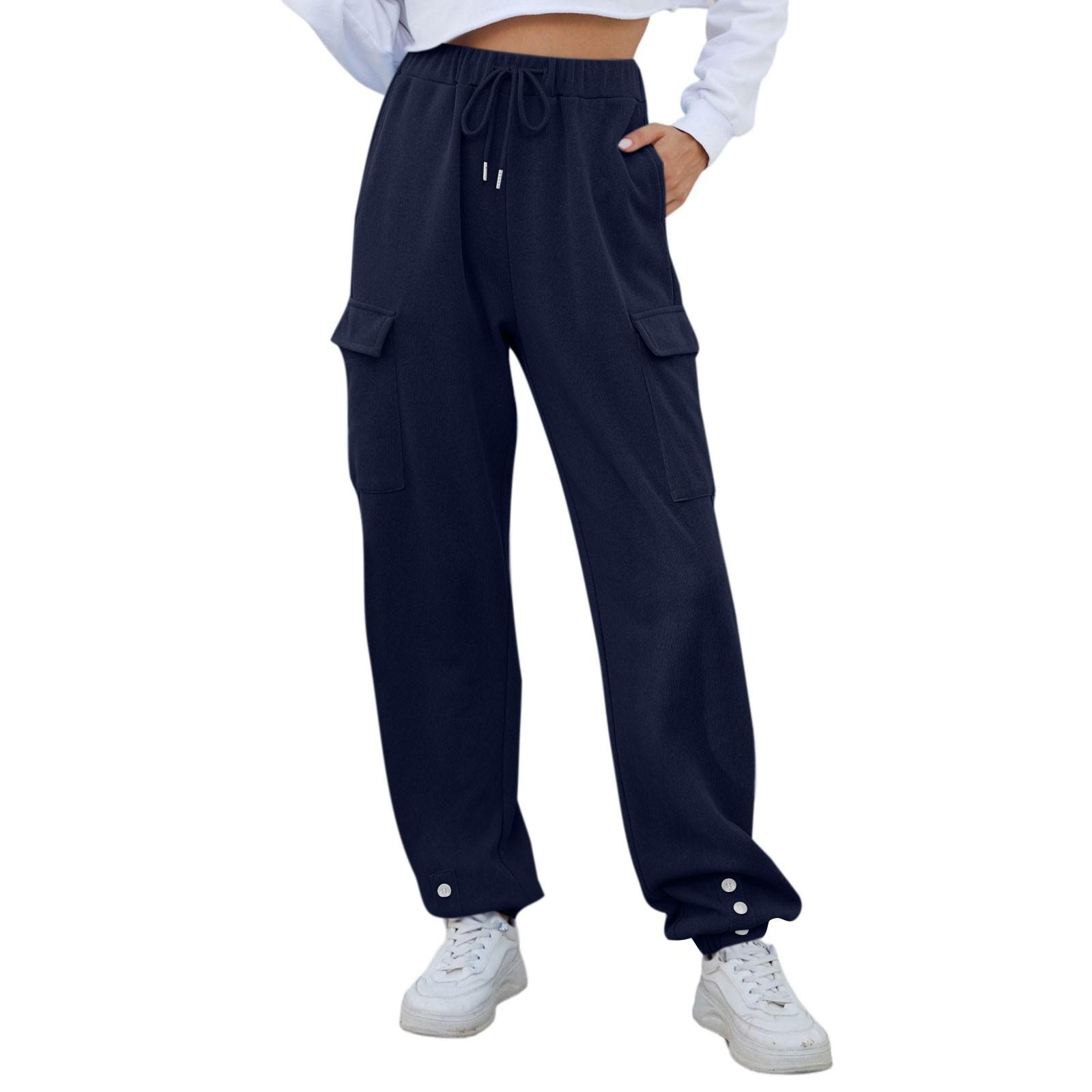 Женские модные однотонные рабочие брюки повседневные брюки с карманами M тёмно-синий
Женские модные однотонные рабочие брюки повседневные брюки с карманами M тёмно-синий