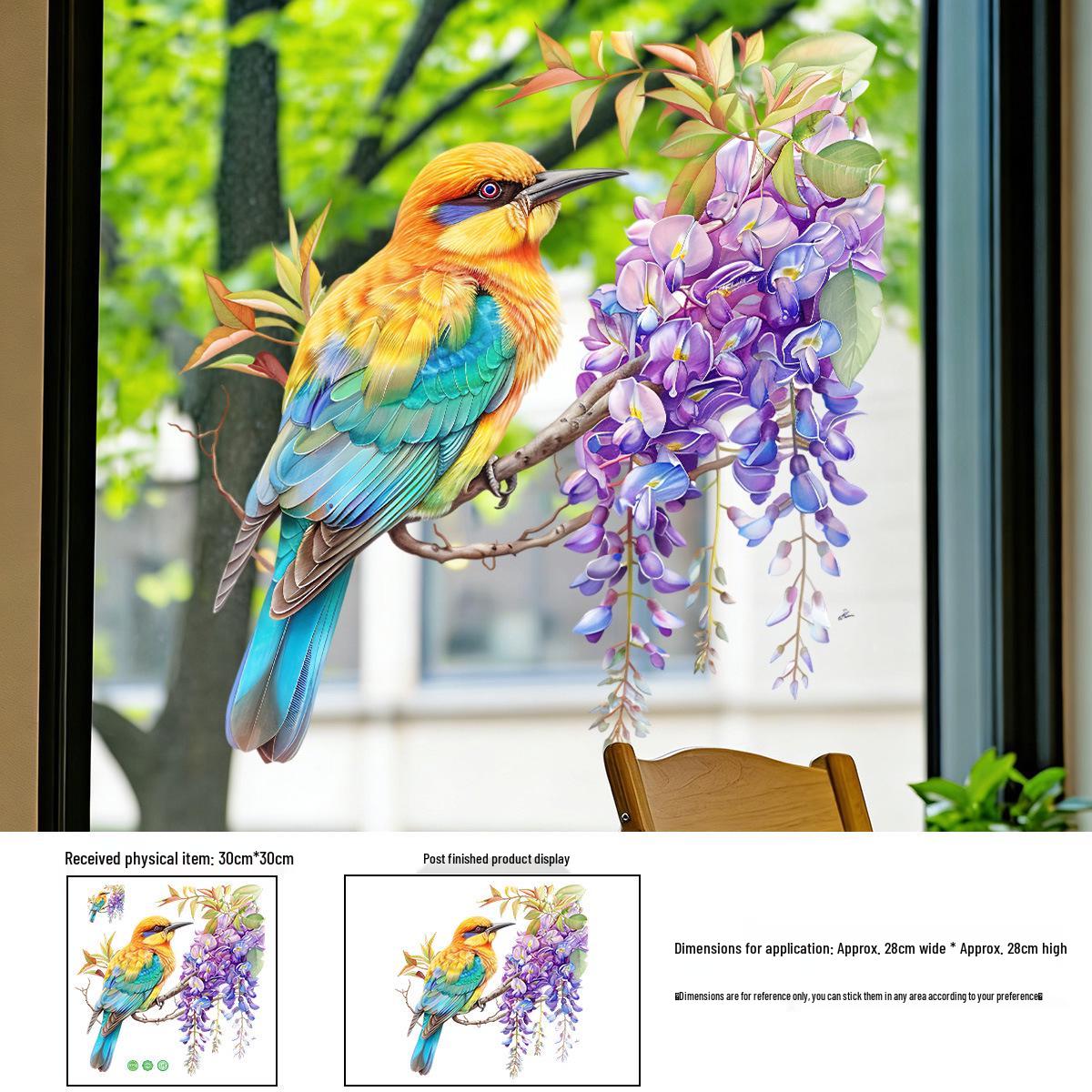 Цветущая лоза и воробьи Наклейки на стену для декора дома 30cm*30cm*1 sheet (OPP bag)
Цветущая лоза и воробьи Наклейки на стену для декора дома 30cm*30cm*1 sheet (OPP bag)