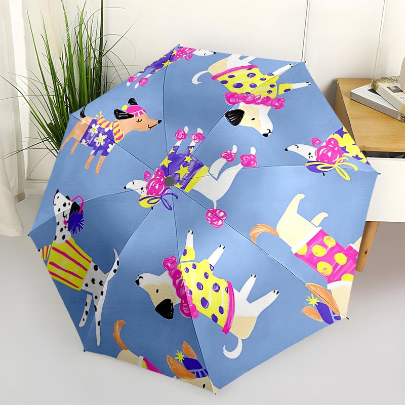 1PC Dogs Party Automatic Folding Umbrella - Compact 8-Rib Design, Durable Plastic & Iron, Lightweight for Outdoor Daily Use, Festive Gift029
1PC Dogs Party Automatic Folding Umbrella - Compact 8-Rib Design, Durable Plastic & Iron, Lightweight for Outdoor Daily Use, Festive Gift029