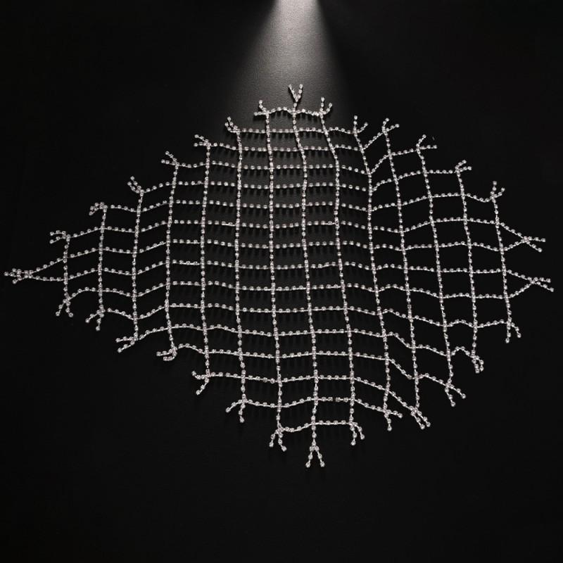Rhinestone Hair Chain Net Ethnic Style Bride Headwear Female Bohemian Performance Stage Accessories срібний
Rhinestone Hair Chain Net Ethnic Style Bride Headwear Female Bohemian Performance Stage Accessories срібний
