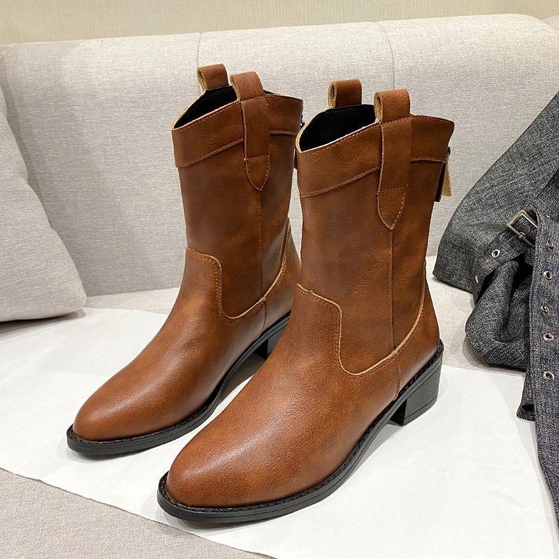 2025 autumn and winter new medium boots thick heel pointed British retro western boots fashion thin boots knight boots tide 42 коричневый
2025 autumn and winter new medium boots thick heel pointed British retro western boots fashion thin boots knight boots tide 42 коричневый