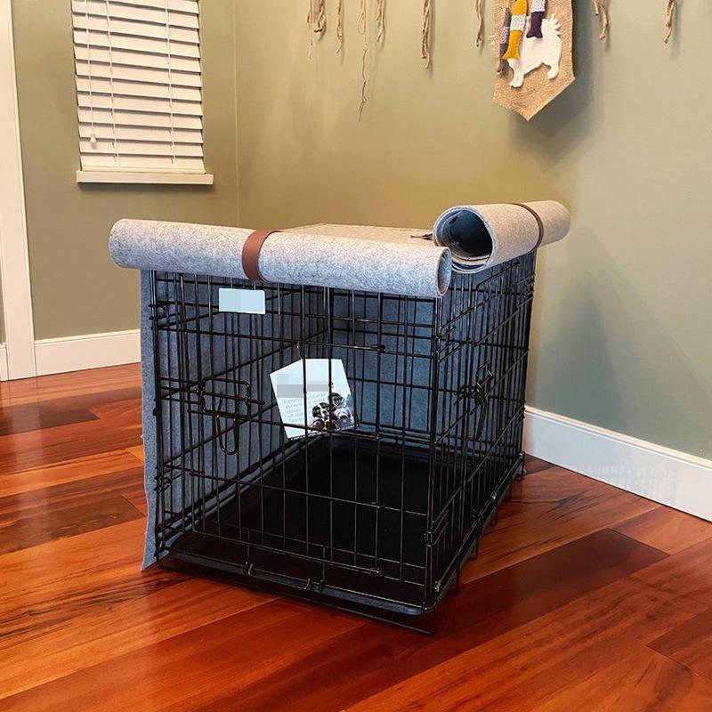 Warm Felt Dog Cage Cover Large Portable Windproof Dog Kennel Cover Outdoor Protective Pet Cages Covers All Seasons Supplies 48.3 30.5 35.5cm
Warm Felt Dog Cage Cover Large Portable Windproof Dog Kennel Cover Outdoor Protective Pet Cages Covers All Seasons Supplies 48.3 30.5 35.5cm