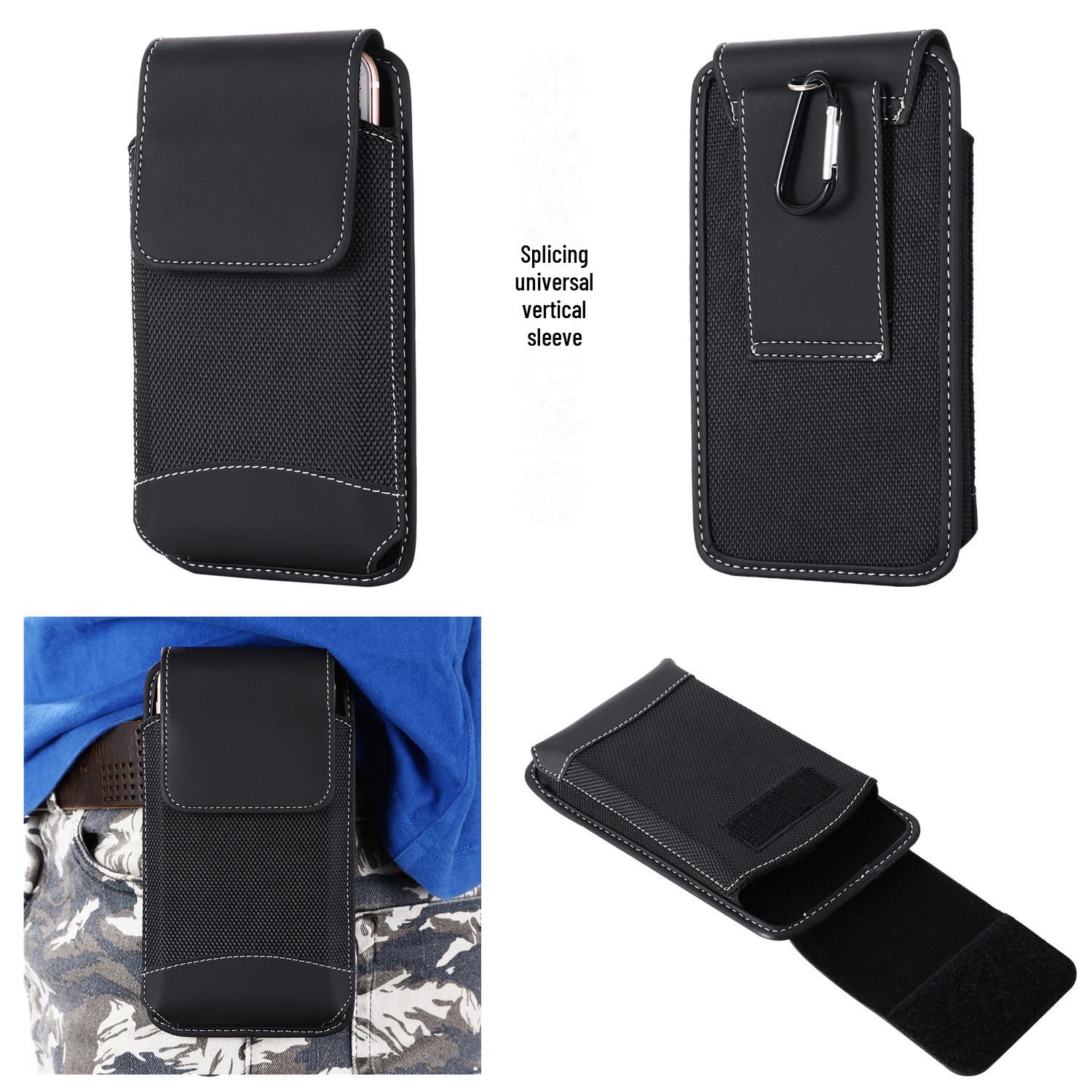 Universal Waist Bag with Mountaineering Buckle for Note20, Ideal for On-the-Go Phone Storage - Genuine Leather Case L (5.7-6.3 inches) чорний
Universal Waist Bag with Mountaineering Buckle for Note20, Ideal for On-the-Go Phone Storage - Genuine Leather Case L (5.7-6.3 inches) чорний