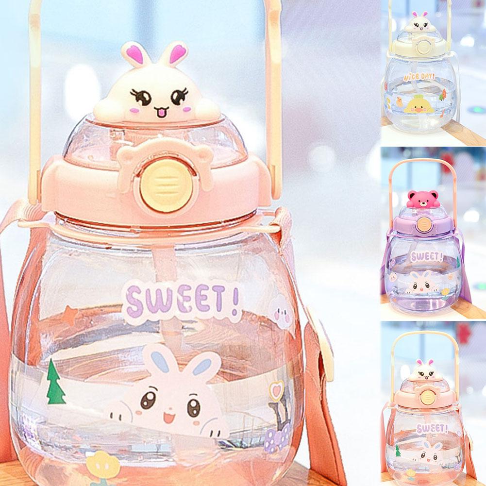 1100ml Large-capacity Children Plastic Straw Cup Glass Water Bottle Ton Straw Ton Mouth Kettle Silicone Portable E3s2
1100ml Large-capacity Children Plastic Straw Cup Glass Water Bottle Ton Straw Ton Mouth Kettle Silicone Portable E3s2