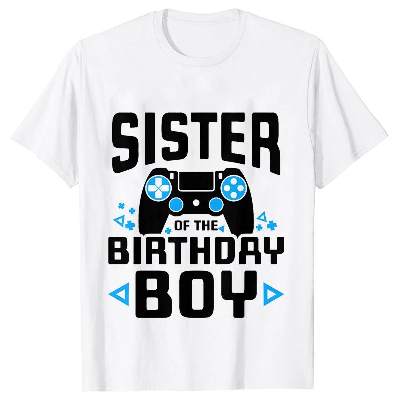 Video Gamer Birthday Party T-shirt Family Matching Boys Birthday Squad Tees Aesthetic Oversized Clothing Funny Graphic Y2k Tops S
Video Gamer Birthday Party T-shirt Family Matching Boys Birthday Squad Tees Aesthetic Oversized Clothing Funny Graphic Y2k Tops S
