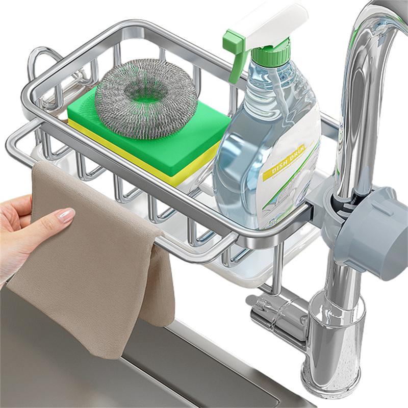 Кухонная мойка Caddy Organizer держатель для губки, алюминиевый держатель для губки, подвесная полка для слива,
Кухонная мойка Caddy Organizer держатель для губки, алюминиевый держатель для губки, подвесная полка для слива,