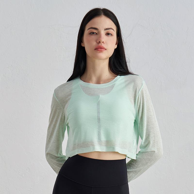 Женский кроп-топ с длинным рукавом на весну/лето 2025 года для фитнеса на открытом воздухе и йоги S/M
Женский кроп-топ с длинным рукавом на весну/лето 2025 года для фитнеса на открытом воздухе и йоги S/M